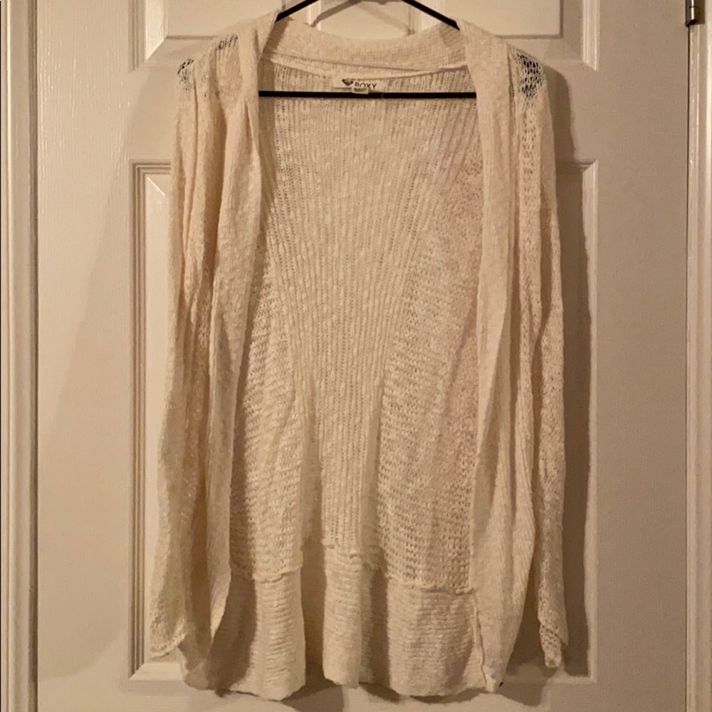 SOLD Roxy Knit Cardigan in Cream